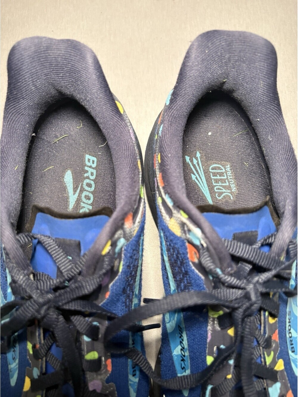Brooks Launch 9 Running Shoes Mens 10 US Blue Bowl O' Cereal Trix 1103861D462 - Picture 9 of 15